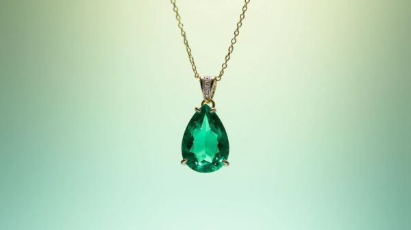 L'élégance intemporelle d'un collier émeraude sur mesure